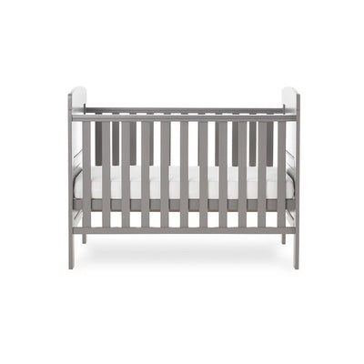 Bambinista-OBABY-Home-OBABY Grace Mini Cot Bed - Taupe Grey