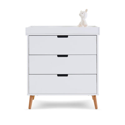 Bambinista-OBABY-Home-OBABY Maya Changing Unit - White with Natural