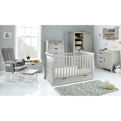 Bambinista-OBABY-Home-OBABY Stamford Classic 7 Piece Room Set - Warm Grey