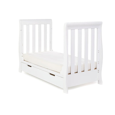 Bambinista-OBABY-Home-OBABY Stamford Mini Sleigh 3 Piece Room Set - White