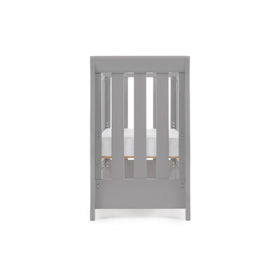 Bambinista-OBABY-Home-OBABY Stamford Space Saver Sleigh - Warm Grey