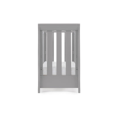 Bambinista-OBABY-Home-OBABY Stamford Space Saver Sleigh - Warm Grey