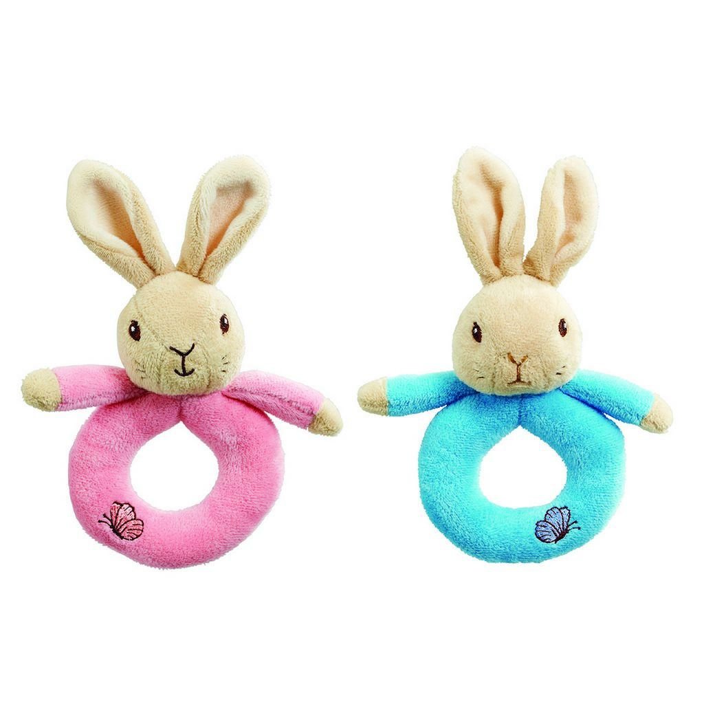 Bambinista-RAINBOW DESIGNS-Toys-PETER RABBIT Peter/Flopsy Ring Rattles