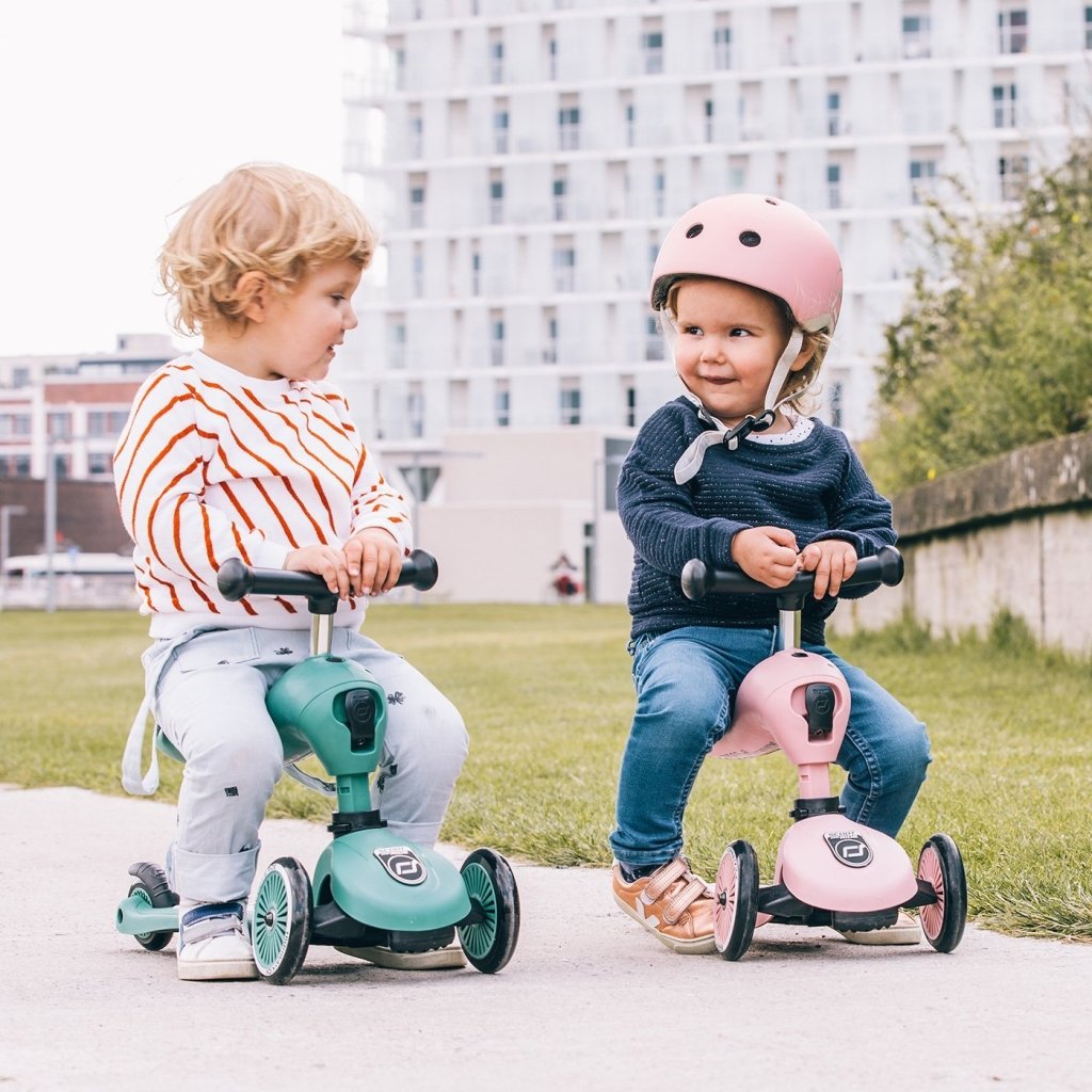 Bambinista-SCOOT AND RIDE-Toys-Highway Helmet Rose XS/S (Age 1-3 Years)