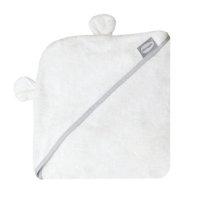 Bambinista-SHNUGGLE-Towels-SHNUGGLE Wearable Towel With Ears -White