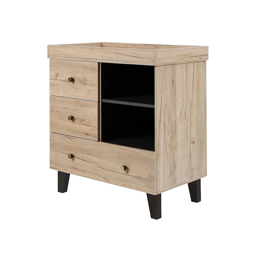 Bambinista-TUTTI BAMBINI-Travel-TUTTI BAMBINI Como Chest Changer - Distressed Oak / Slate Grey