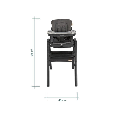 Bambinista-TUTTI BAMBINI-Travel-TUTTI BAMBINI Nova Birth to 12 Years Complete Highchair Package - Black/Black