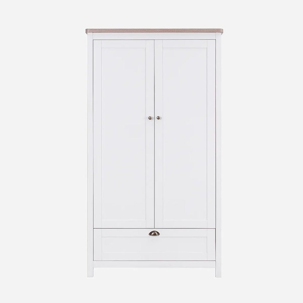 Bambinista-TUTTI BAMBINI-Travel-TUTTI BAMBINI Verona Wardrobe - White/Oak