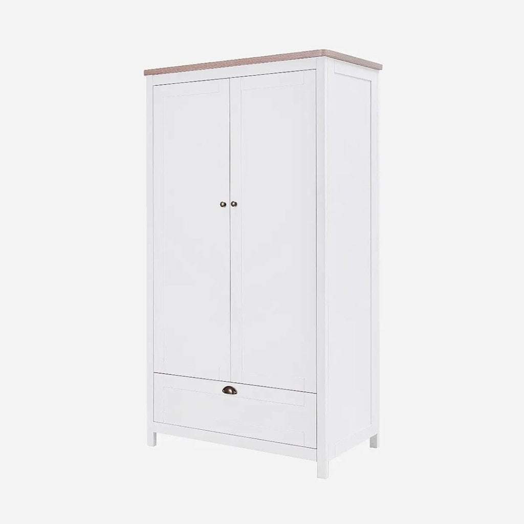 Bambinista-TUTTI BAMBINI-Travel-TUTTI BAMBINI Verona Wardrobe - White/Oak