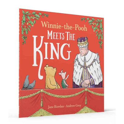 Bambinista-WINNIE THE POOH-Books-WINNIE THE POOH Meets the King Coronation 2023 Paperback – Picture Book